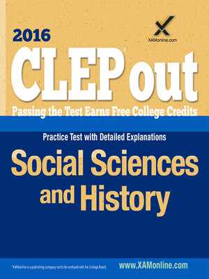 cover image of CLEP Social Sciences and History